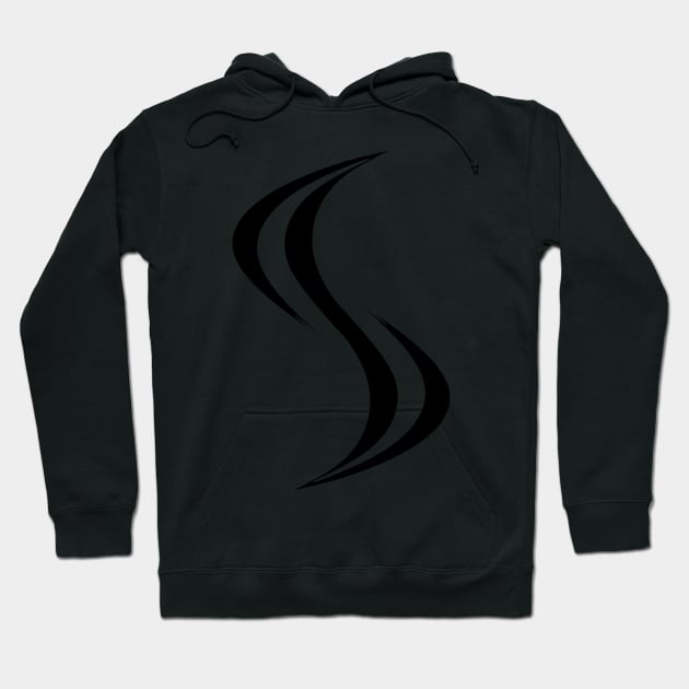 Smellville ‘S’ Logo Black Hoodie by MOULE